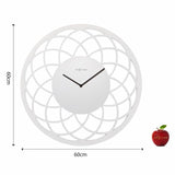 NeXtime 3115WI Væg- og bordur Kvartsur Cirkel Hvid
