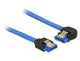 DeLOCK 84982 SATA-kabel 0,1 m SATA 7-pin Sort, Blå