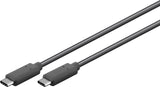 Goobay 66507 USB-kabel USB 3.2 Gen 1 (3.1 Gen 1) 1,5 m USB C 5 Gbit/sek. Sort