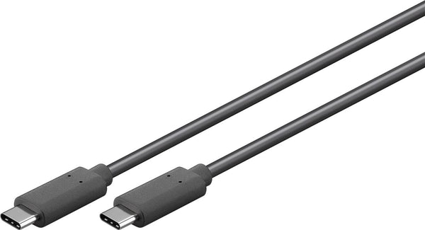 Goobay 66509 USB-kabel USB 3.2 Gen 1 (3.1 Gen 1) 3 m USB C 5 Gbit/sek. Sort