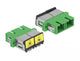DeLOCK 86892 fiber adapter SC/SC 1 stk Grøn