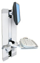Ergotron StyleView Vertical Lift, Patient Room 61 cm (24") Væg Hvid