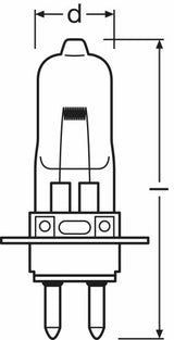 Osram 64260 halogenlampe 30 W
