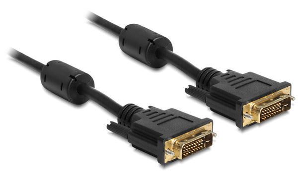 DeLOCK 83192 DVI kabel 5 m DVI-D Sort