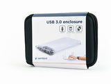 Gembird EE2-U3S9-6 drevkabinet HDD kabinet Transparent 2.5"