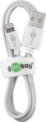 Goobay 72905 Lightning kabel 0,5 m Hvid