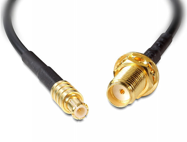DeLOCK 88578 koaxial kabel 0,2 m Sort