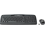 Logitech Wireless Combo MK330 tastatur Mus inkluderet Hjem USB QWERTY UK engelsk Sort