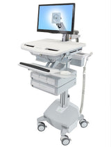 Ergotron StyleView Aluminium, Grå, Hvid Fladt panel Multimedie kurv