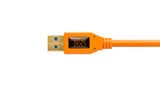 Tether Tools CU61RT15-ORG USB-kabel USB 3.2 Gen 1 (3.1 Gen 1) 4,6 m USB A Micro-USB B 5 Gbit/sek. Orange