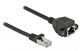 DeLOCK 86998 netværkskabel Sort 0,25 m Cat6a S/FTP (S-STP)