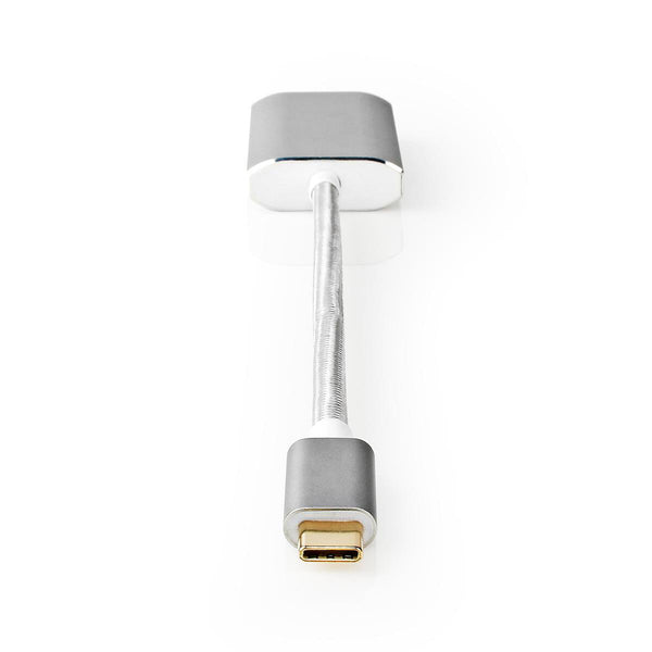 Nedis CCTB64580AL02 videokabel adapter 0,2 m USB Type-C Mini DisplayPort Sølv