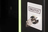Digitus DN-19 12-U-SW stativ 12U Vægmonteret stativ Sort