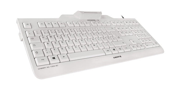 CHERRY KC 1000 SC tastatur Kontor USB QWERTY UK engelsk Grå