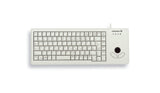 CHERRY XS Trackball tastatur Universel USB QWERTZ Tysk Grå