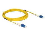 DeLOCK 5m LC-LC InfiniBand og fiberoptisk kabel Gul