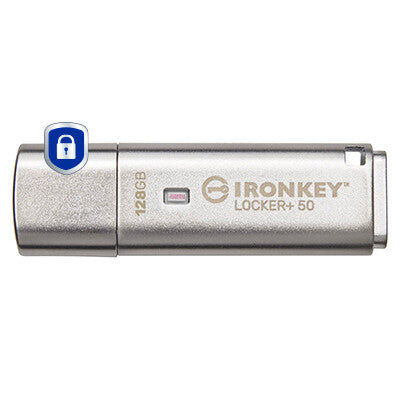 Kingston Technology IronKey 128 GB IKLP50 AES USB med 256 bit kryptering