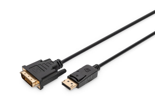Digitus AK-340306-030-S videokabel adapter 3 m DisplayPort DVI-D Sort