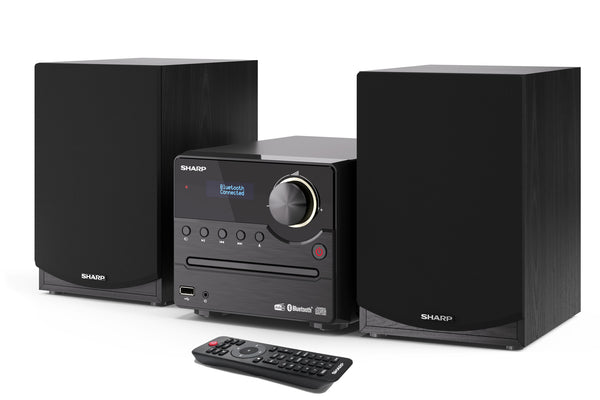 Sharp XL-B517D Home audio micro system 45 W Sort