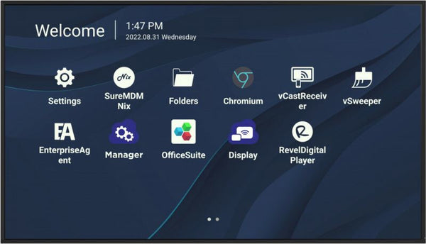 Viewsonic CDE7530 skilte display 190,5 cm (75") Wi-Fi 450 cd/m² 4K Ultra HD Sort Indbygget processer Android 11