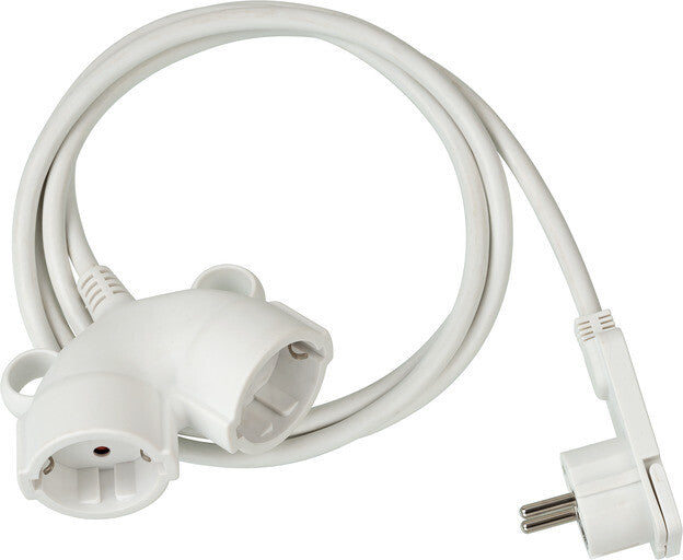 Brennenstuhl 1161820220 stikdåse 10 m 2 AC stikkontakt(er) Hvid