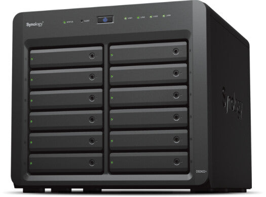 Synology DiskStation DS2422+ NAS & lagringsserver Tower Ryzen Embedded V1500B 4 GB DDR4 0 TB DiskStation Manager Sort