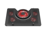 GENESIS Oxid 550 køling til laptop 43,9 cm (17.3") 2800 rpm Sort