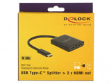 DeLOCK 87719 video-splitter 2x HDMI