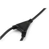 StarTech.com PXT101YEU2M el-ledning Sort 2 m CEE7/7 2 x C13 forbinder