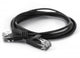 Wantec Cat6a UTP 1m netværkskabel Sort U/UTP (UTP)