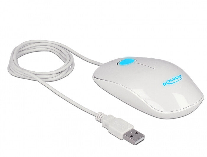 DeLOCK 12537 mus Kontor Ambidextrous USB Type-A Optisk 1200 dpi