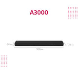 Sony HT-A3000 Sort 3.1 kanaler 250 W