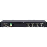 Inter-Tech AS-9104DA KVM Switch Stativ-montering Sort