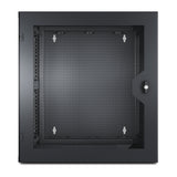 APC NetShelter WX 13U Vægmonteret stativ Sort