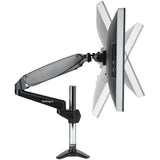 StarTech.com ARMPIVOTE2 skærmbeslag og -stativer 124,5 cm (49") Skrivebord Sort