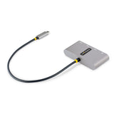 StarTech.com HB30C3A1GEA2 dockingstation Ledningsført USB 3.2 Gen 1 (3.1 Gen 1) Type-C Grå