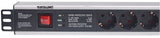 Intellinet 713962 strømforsyningsenhed (PDU) 6 AC stikkontakt(er) 1.5U Sort