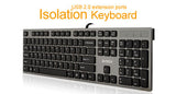 A4Tech KV-300H tastatur Universel USB Grå
