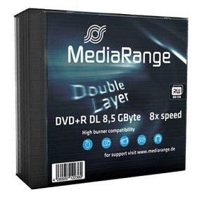 MediaRange MR465 tom DVD 8,5 GB DVD+R DL 5 stk