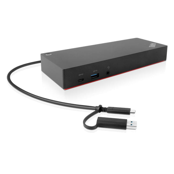 Lenovo ThinkPad Hybrid USB-C with USB-A Dock Ledningsført USB 3.2 Gen 2 (3.1 Gen 2) Type-C Sort