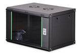 Digitus DN-19 07-U-EC-SW stativ 7U Vægmonteret stativ Sort