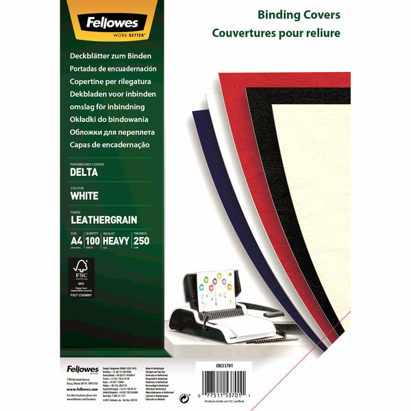 Fellowes Delta A4 Papir Hvid 100 stk