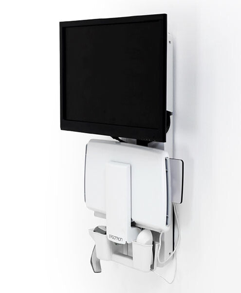 Ergotron 61-080-062 skærmbeslag og -stativer 61 cm (24") Væg Hvid