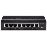 Trendnet TPE-TG82G netværksswitch Ikke administreret Gigabit Ethernet (10/100/1000) Strøm over Ethernet (PoE) Sort