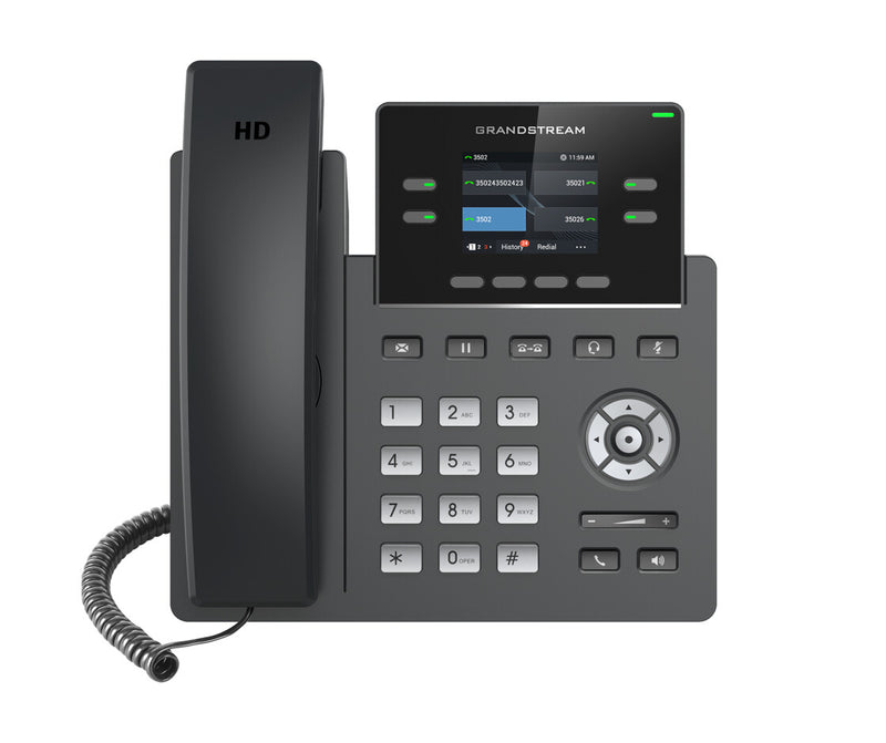 Grandstream Networks GRP2612 IP-telefon Sort 2 Linier