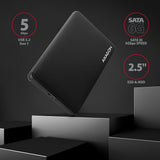 Axagon EE25-SL drevkabinet HDD/SSD kabinet Sort 2.5"