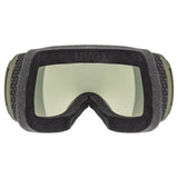 Uvex downhill 2100 CV vinter sportsbrille Grøn Unisex Guld Sfærisk linse