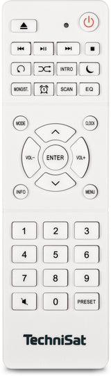 TechniSat 370 CD BT Personligt Analog & digital Hvid