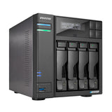 Asustor LOCKERSTOR 4 Gen2 (AS6704T) NAS Desktop Intel® Celeron® N N5105 4 GB DDR4 0 TB ADM Sort