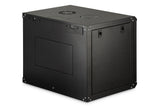 Digitus DN-19 09-U-EC-SW stativ 9U Vægmonteret stativ Sort